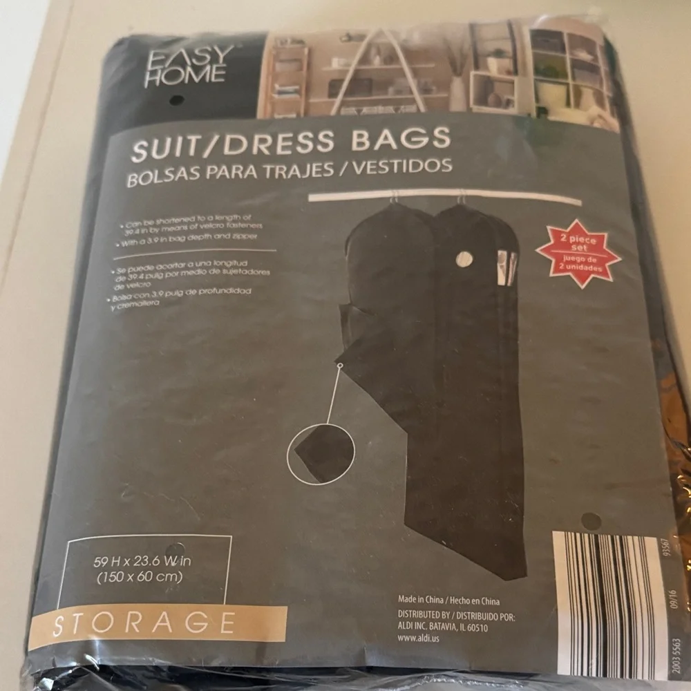 Black Suit and Dress Bags
